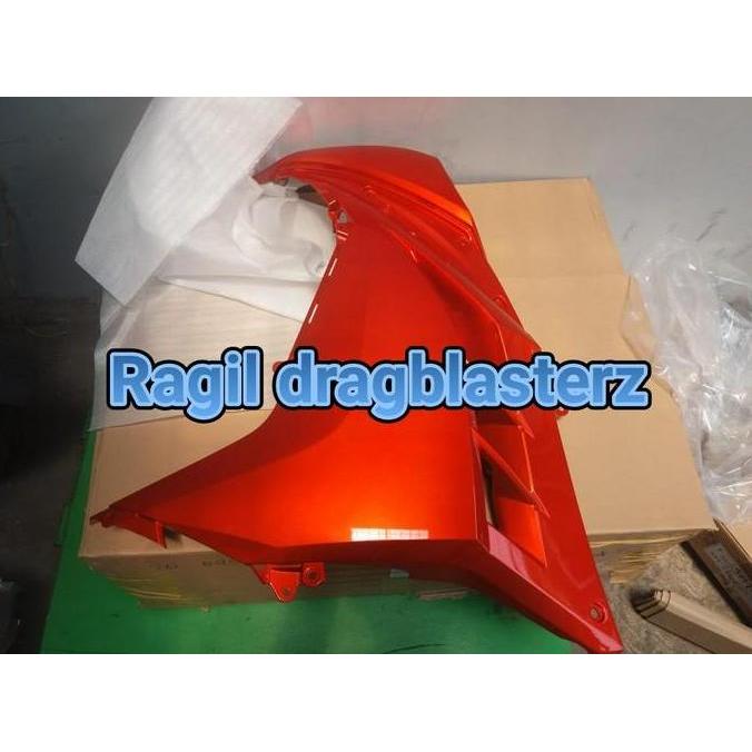 fairing atas ninja 250 fi orange kiri orinal kawasaki