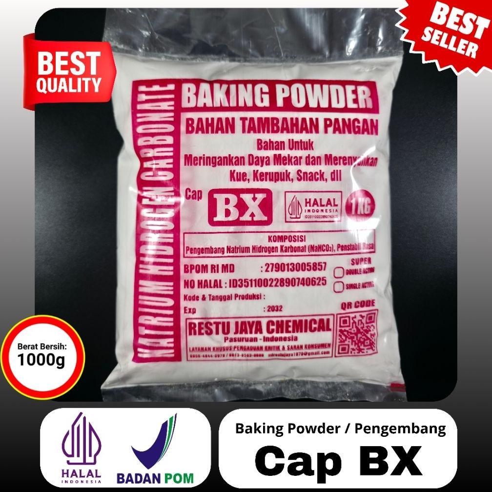 [KANNA] Natrium Hidrogen Carbonat / Baking Powder / Pengembang Makanan Cap BX, Pengembang Kerupuk