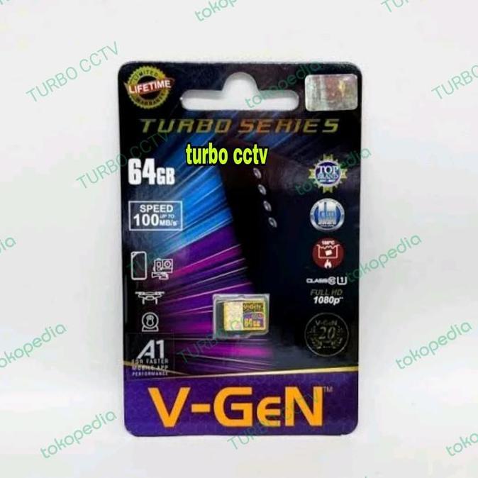 Microsave- V-Gen Micro Sd 64 Gb Turbo / Memory Card Vgen
