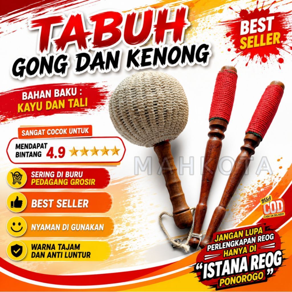 SATU SET TABUH GONG + KENONG / TABUH GONG AURI / TABUH GONG AURI ASLI PONOROGO
