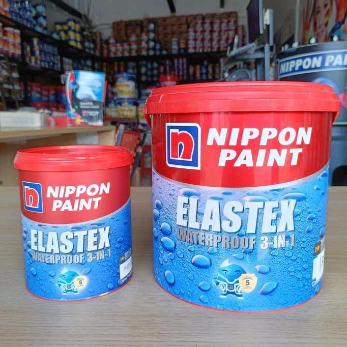 Handal- New- Cat Tembok Terproof Nippon Paint Elastex (Anti Bocor) Cat Tembok Terproof Nippon Elaste