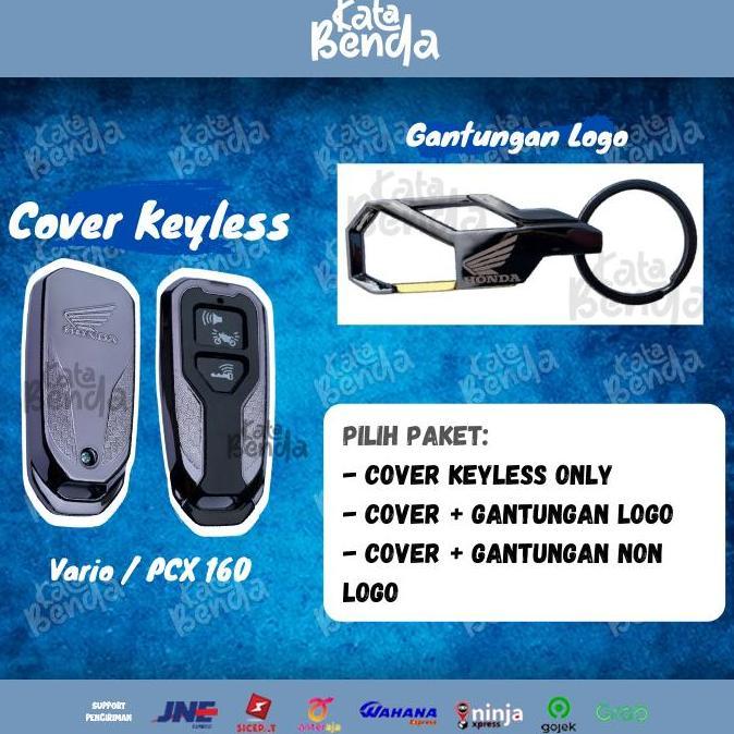 Promo Cover Remote Keyless Kunci Smart Key PCX 160 2021 / Vario 160 Ori AHM Diskon