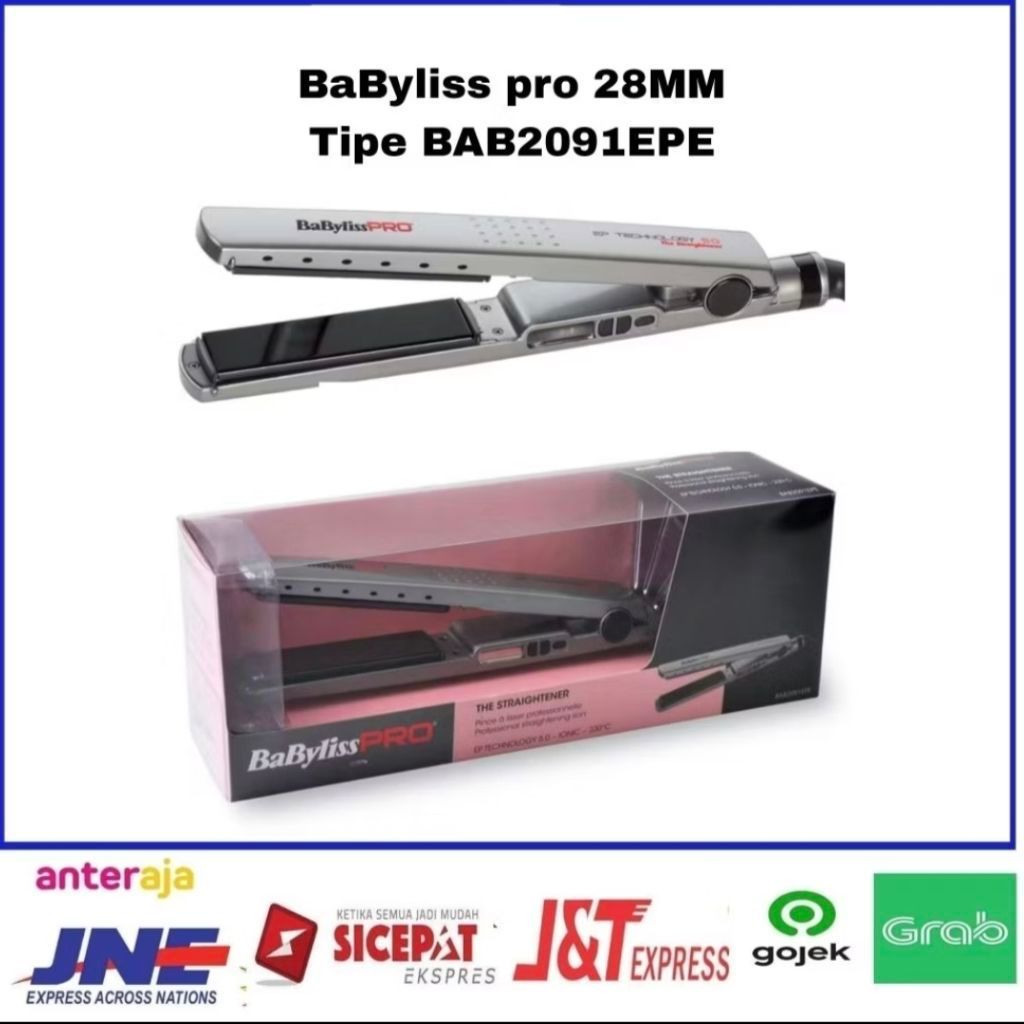 Catokan rambut BaByliss pro 28mm tipe BAB2091EPE/catok rambut lurus baby liss technologi