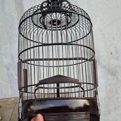sangkar cungkok bambu lokal model tinggi