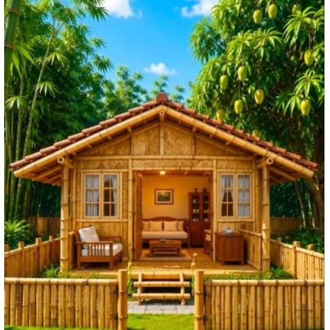 rumah bambu/gazebo
