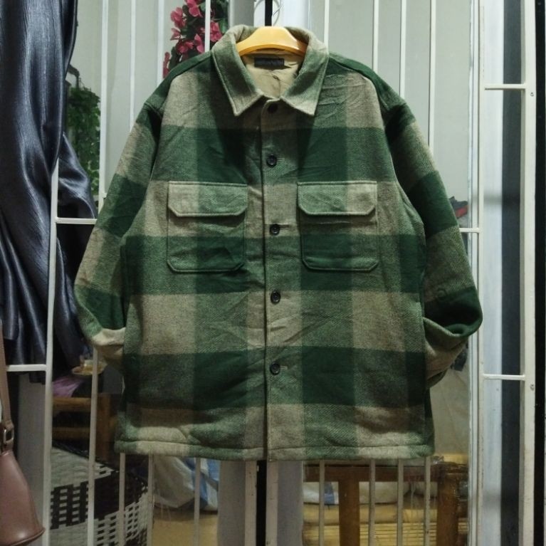 Uniqlo outer flannel jacket wol XXL