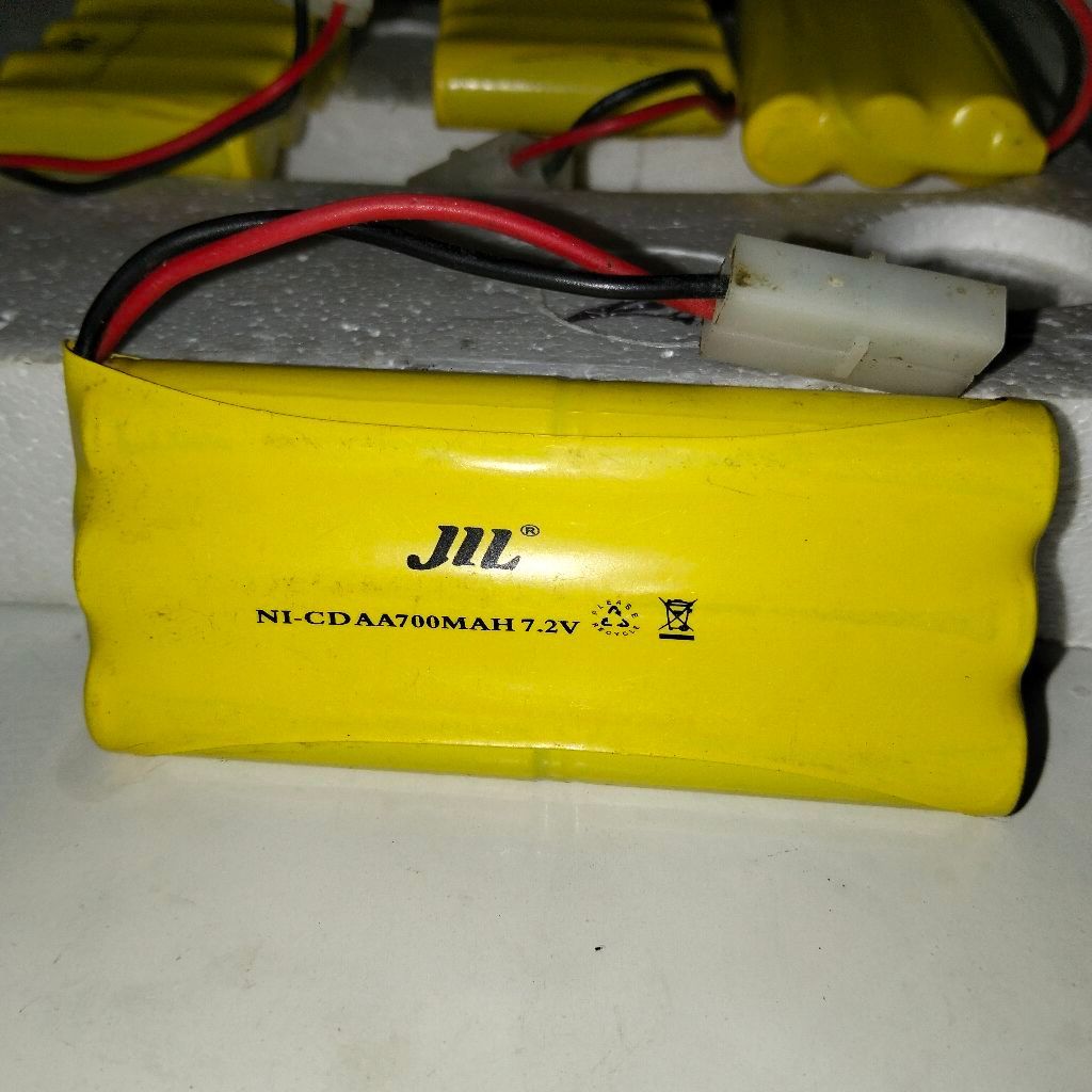 BATRE RC MOBIL REMOT UKURAN 700 MAH 7,2V ,KABEL 2PIN 6 CEL