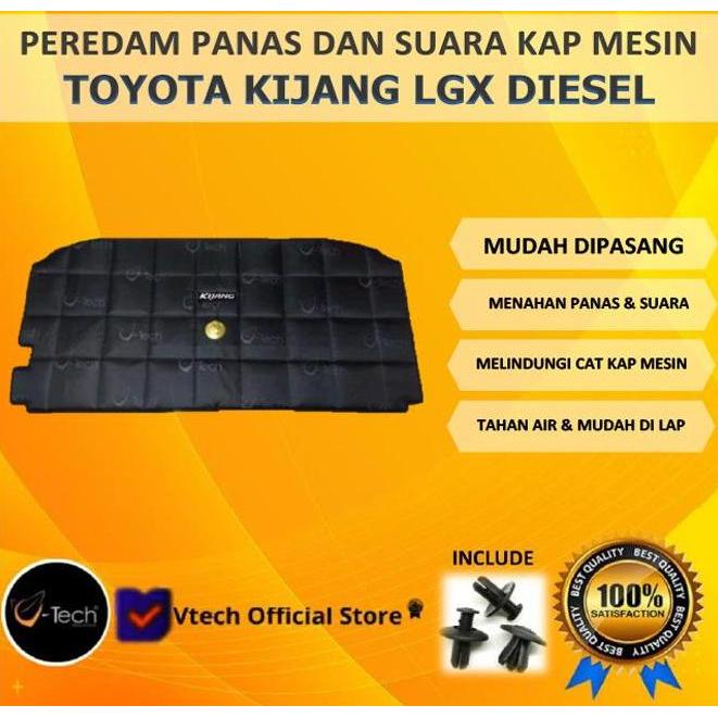TERBARU - VTECH Peredam Panas dan Suara kap Mesin Toyota Kijang LGX 2001 Diesel