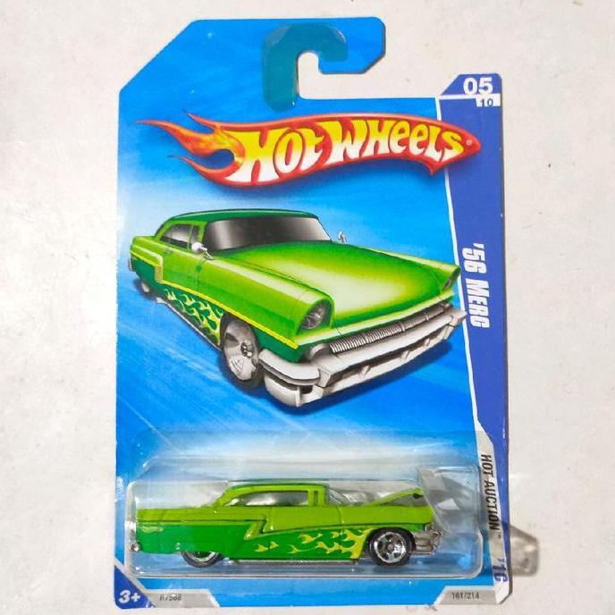 HOTWHEELS HOT WHEELS 56 MERC HIJAU 2010 HOT AUCTION OPEN KAP MESIN FTS99