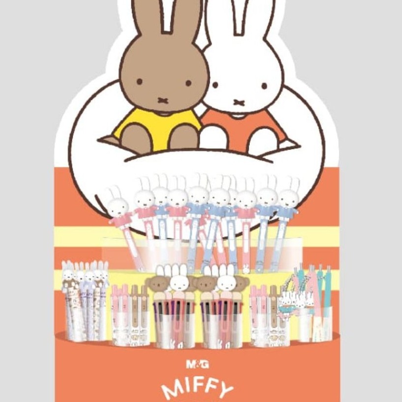 Pulpen Hapus Miffy m&g License kelinci miffy pen bolpoint