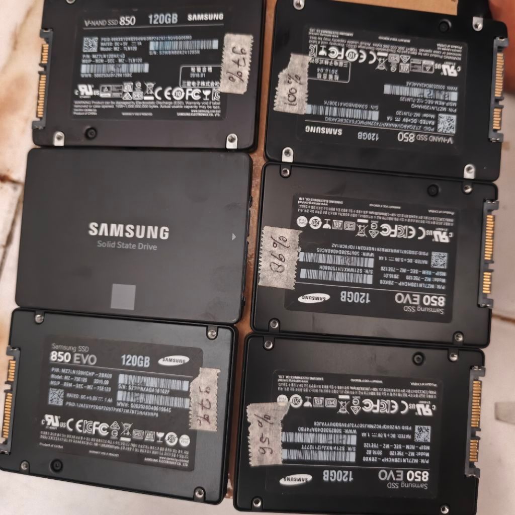 Ssd Sata Samsung 850Evo 120Gb Second