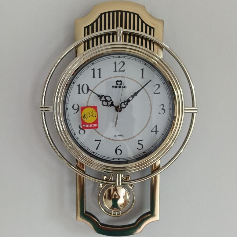 jam dinding bandul bunyi MIRADO ORIGINAL