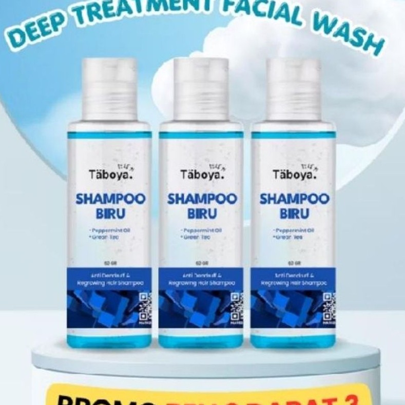 [VID] Taboya Shampoo Biru isi 3 Botol