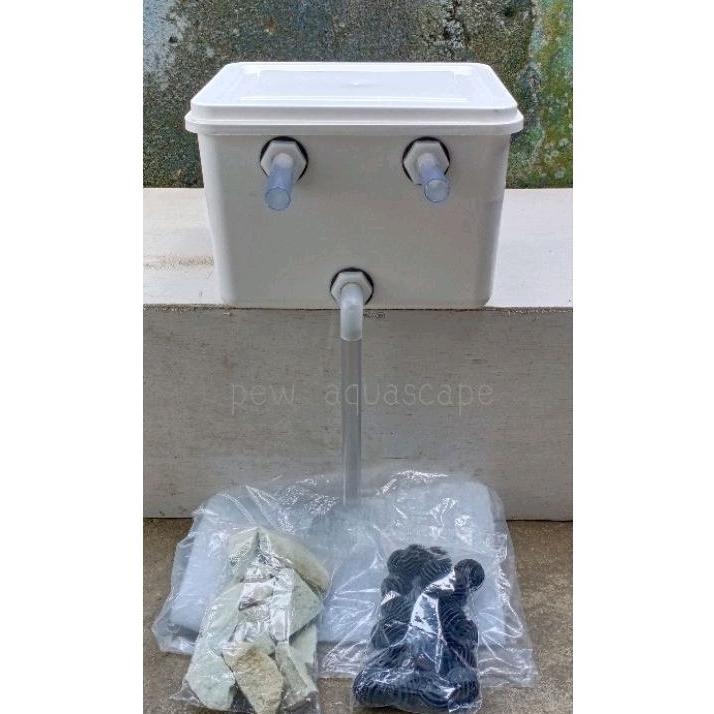 Ready Ember Filter Kolam Ikan Aquarium Lengkap Media Filter
