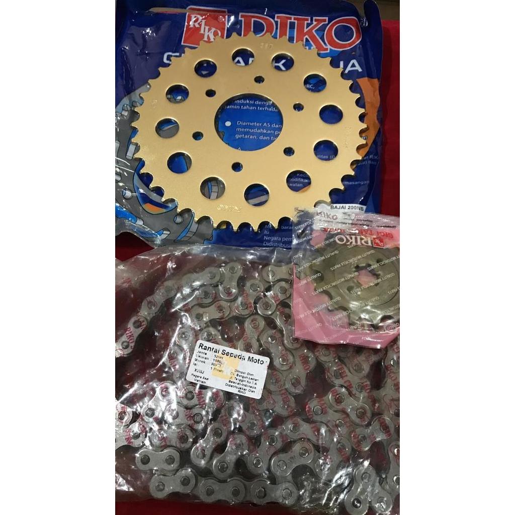 Gear Gir paket set Kawasaki Bajaj 200NS RIKO