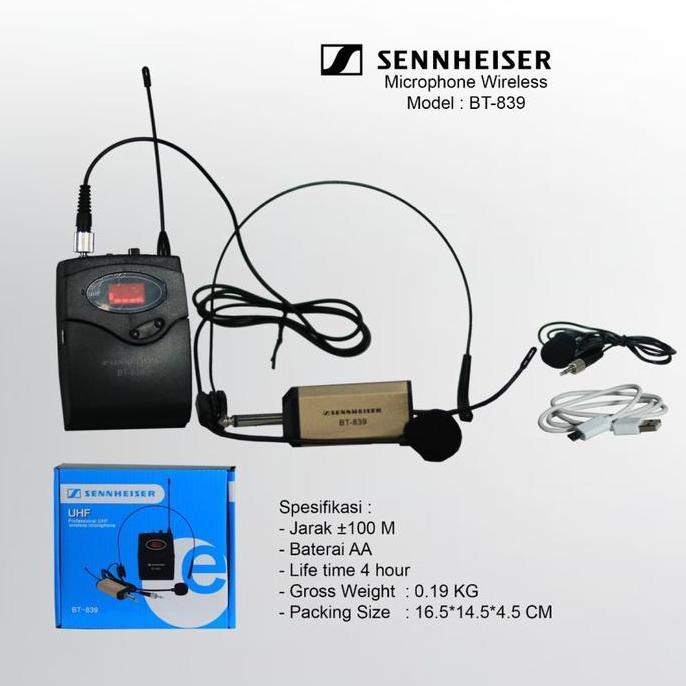 Singsong- Microphone Wireless Sennheiser Bt 839