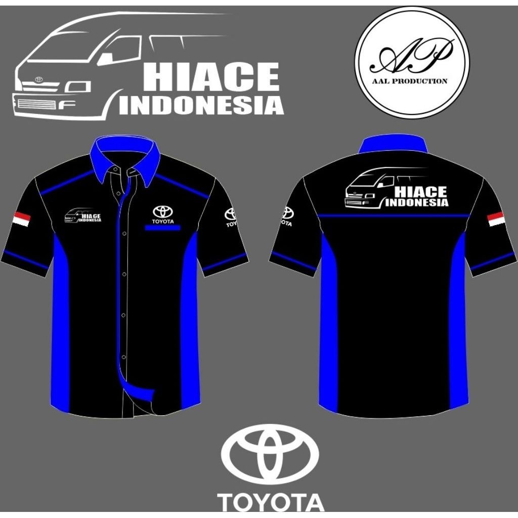 kemeja hiace indonesia full bordir premium