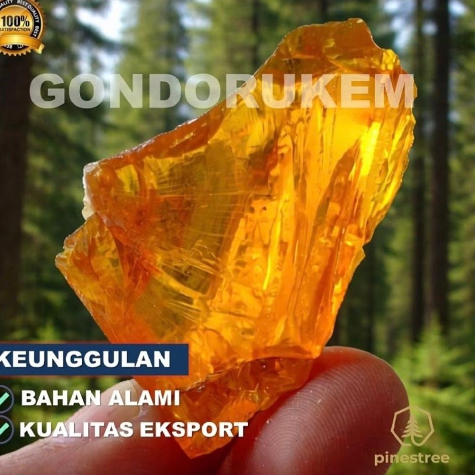 GUM ROSIN - ARPUS - GONDORUKEM - GETAH PINUS - SIONGKAK 1 KG