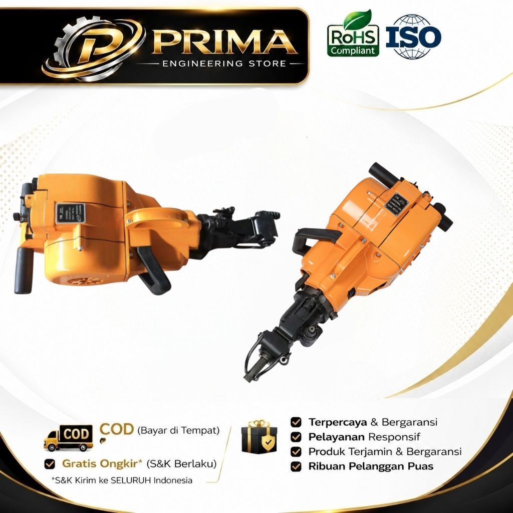 ￼Mesin Bor Tambang YN27C Portable Rock Drilling Machine | Mesin Bor Batu Bensin Handheld