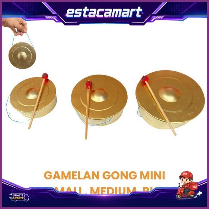 Gamelan Gong Mini, Medium, Dan Big - Kenong - Gong Bali - Mainan Gong - Mainan Gamelan - Alat Musik 