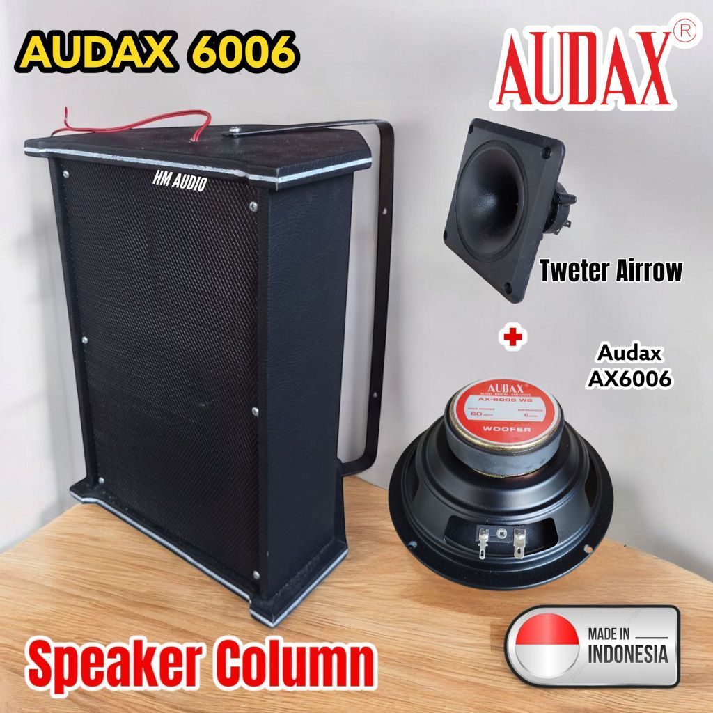 Speaker Column Pasif 6 inch Audax 6006 Speaker Dinding speaker 6 inch +Tweter