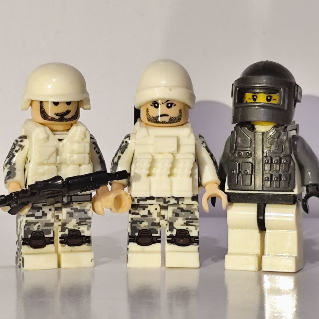 Lego Figure Tentara SWAT Cakepp 3pcs