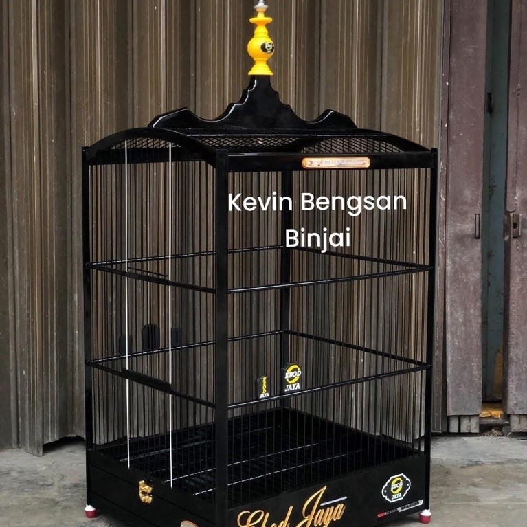 SANGKAR KANDANG KOTAK EBOD EXCLUSIVE AKRILIK RUJI FIBER NO.2