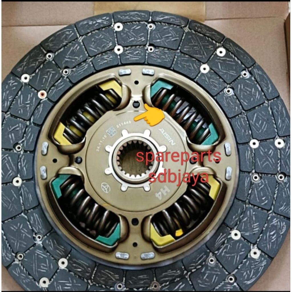 prodo kamvas kampas kopling set + pilot bearing Fortuner vnt Hilux Vigo double cabin diesel 1kd/2kd 