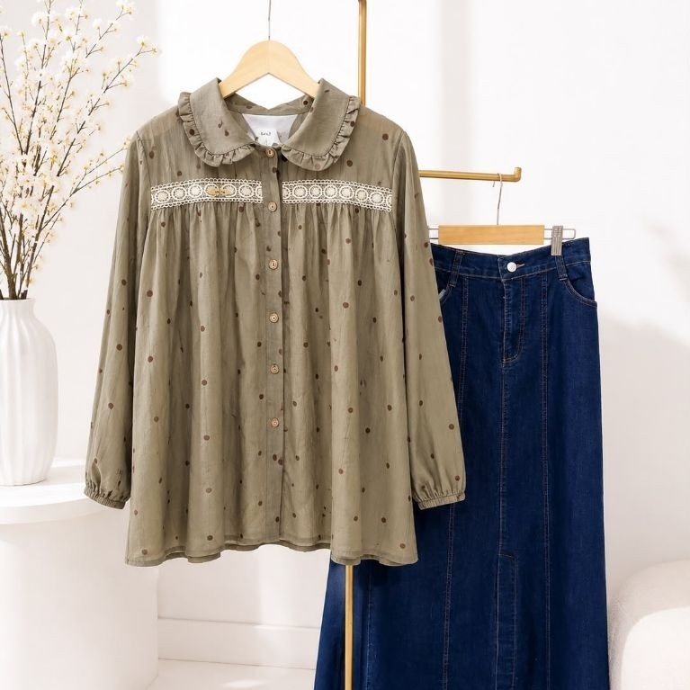 Blouse Petter Pulkadot Qla