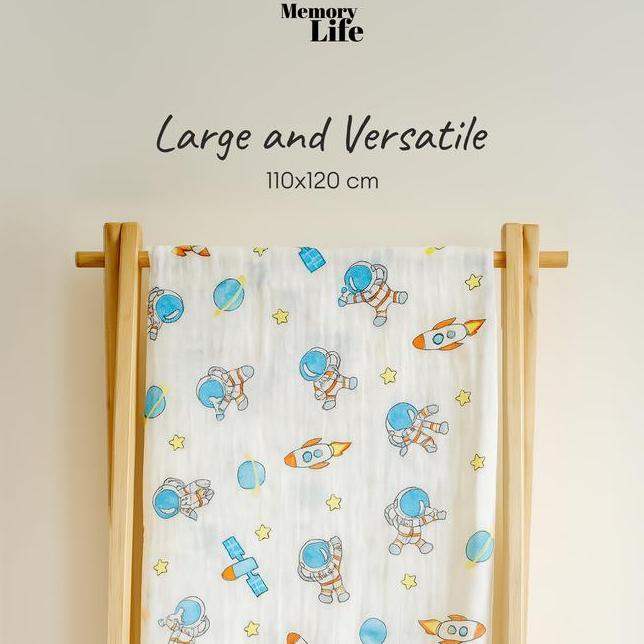Memorylife Muslin Gauze Blankets Bedong Muslin Muslin Blanket Gauze