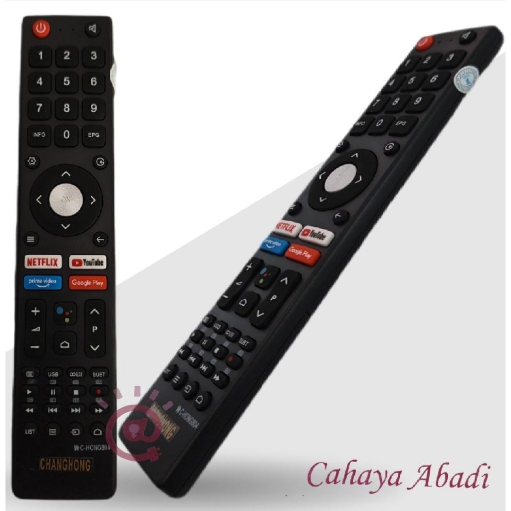 Remote Smart TV CHANGHONG / Remote Remot TV LCD LED CHANGHONG