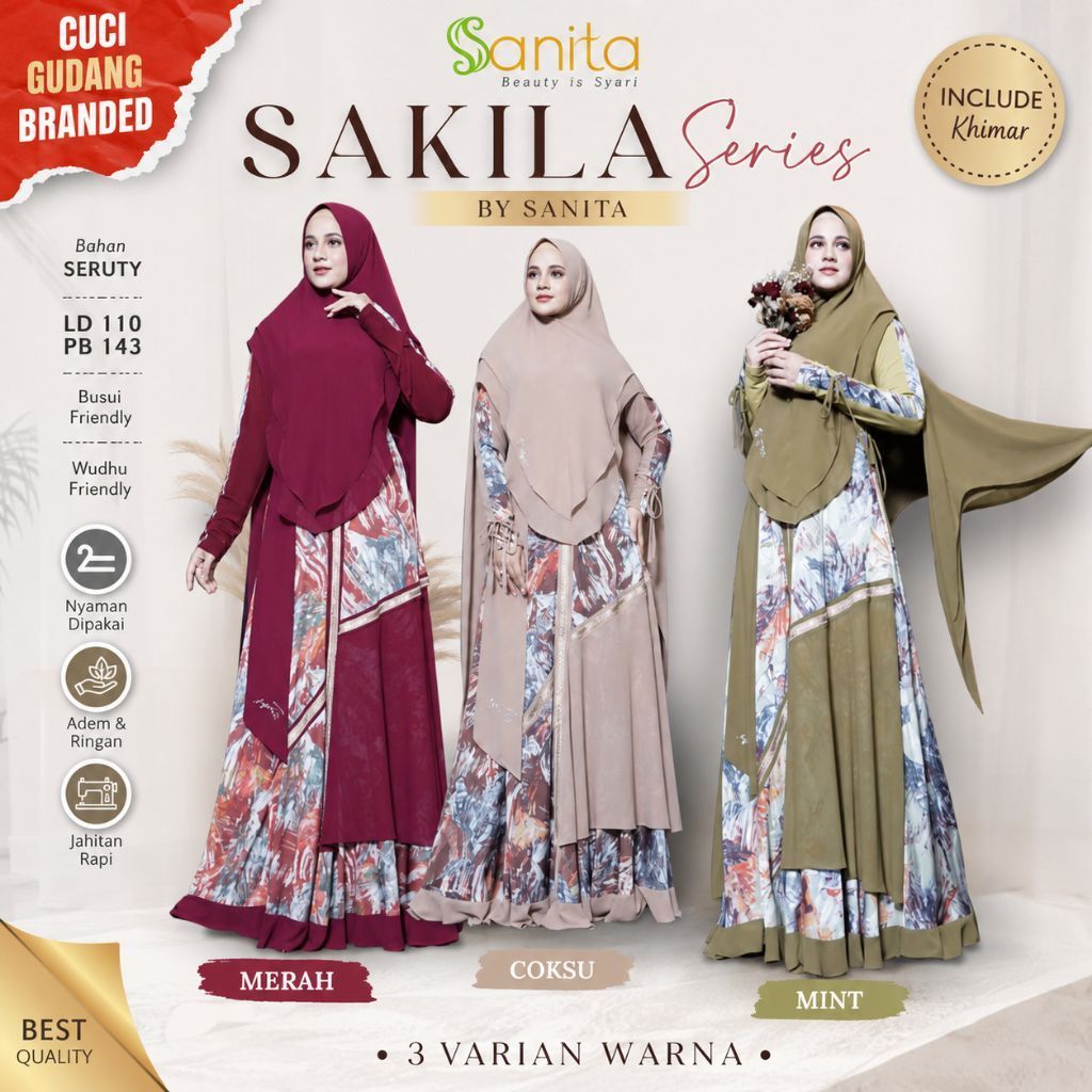 Gamis Syari Sakila by Sanita