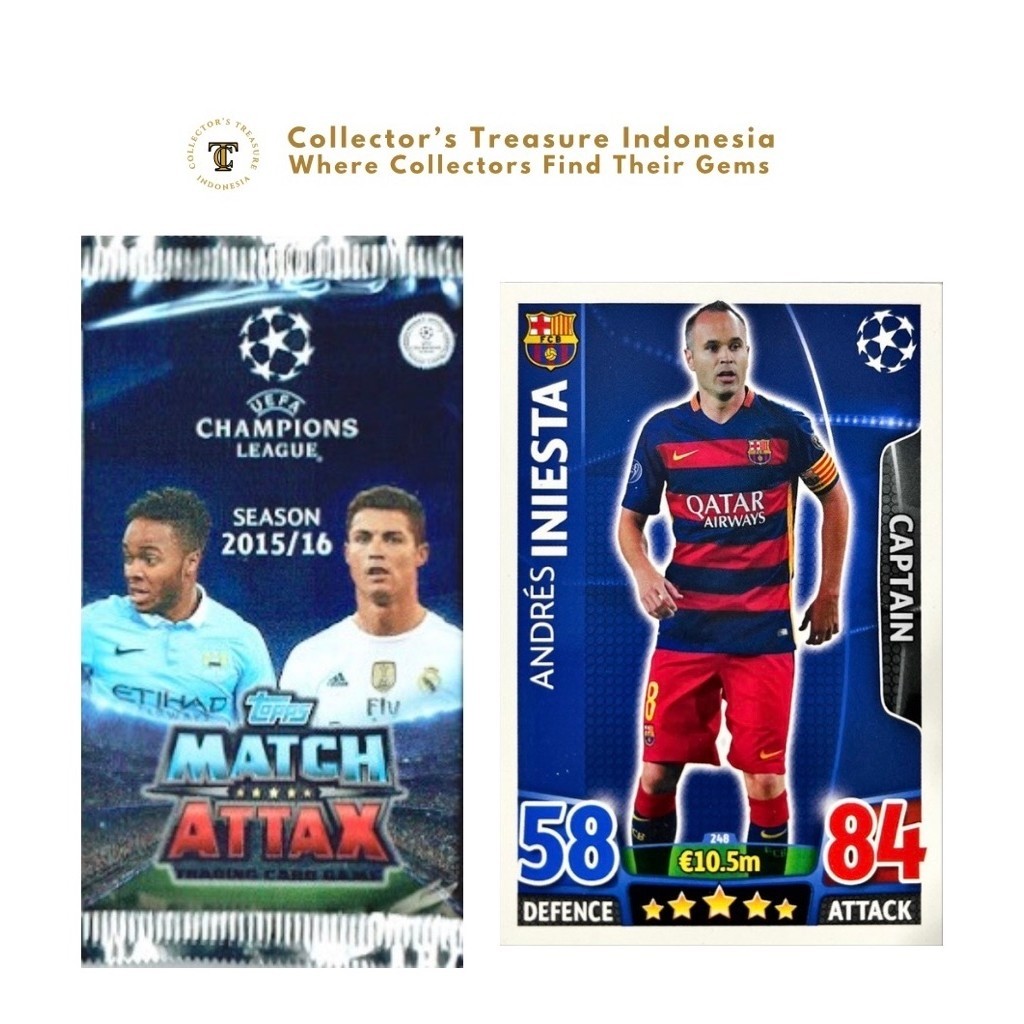 Match Attax UEFA Champions League 15/16 Base Card (Per Piece) - Collector's Treasure Indonesia