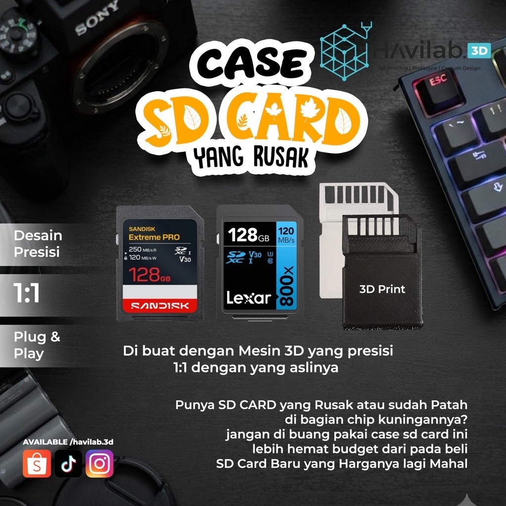 CASE SD CARD SANDISK LEXAR YANG RUSAK | COVER CASE SD CARD | SD CARD CASING