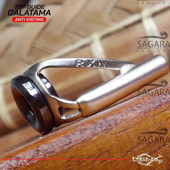 Primafish- Top Guide Double Keramik Ring Guide Anti Keriting Joran Galatama Relix Nusantara Marit Uj