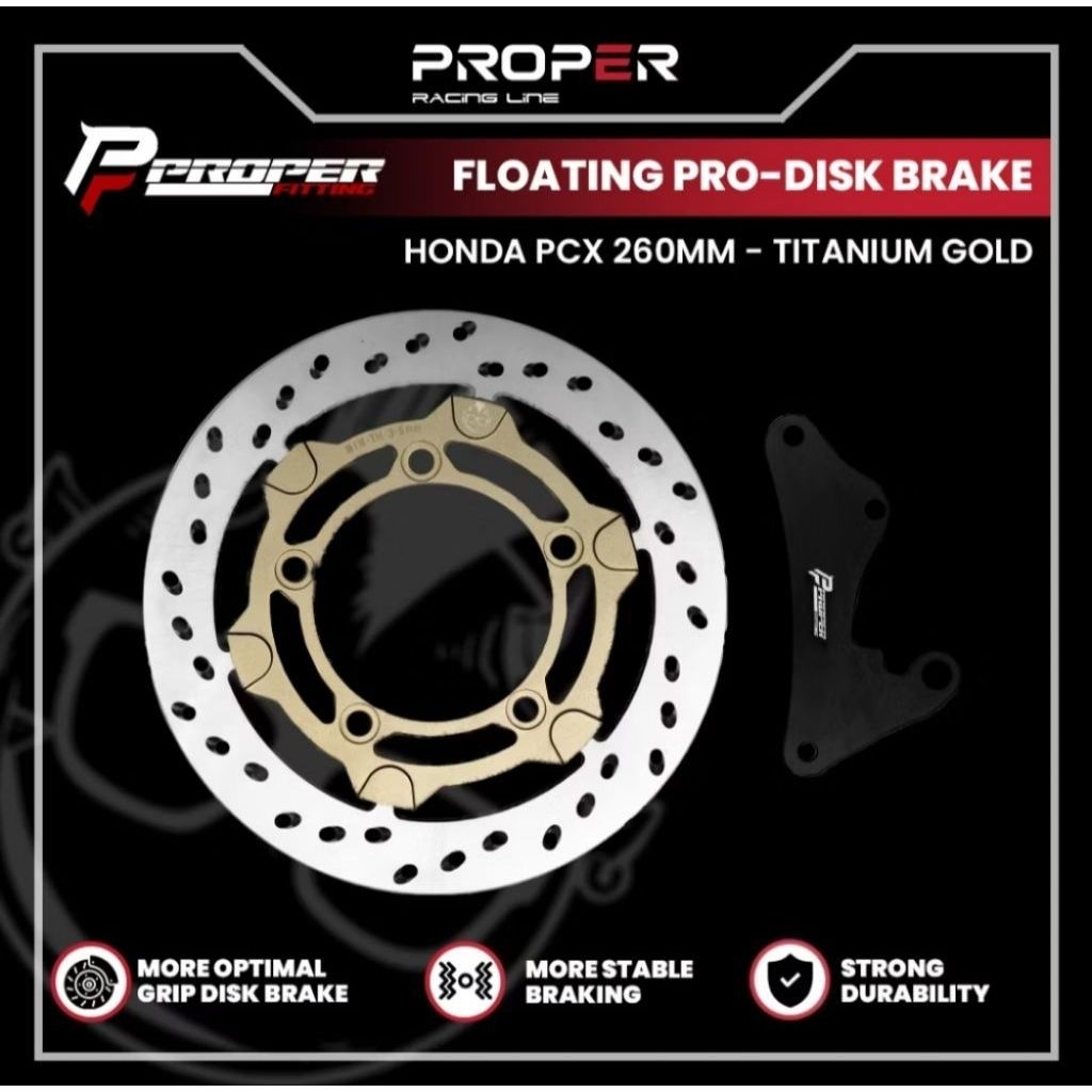 PROPER FITTING PRO DISK BRAKE PCX160 260MM