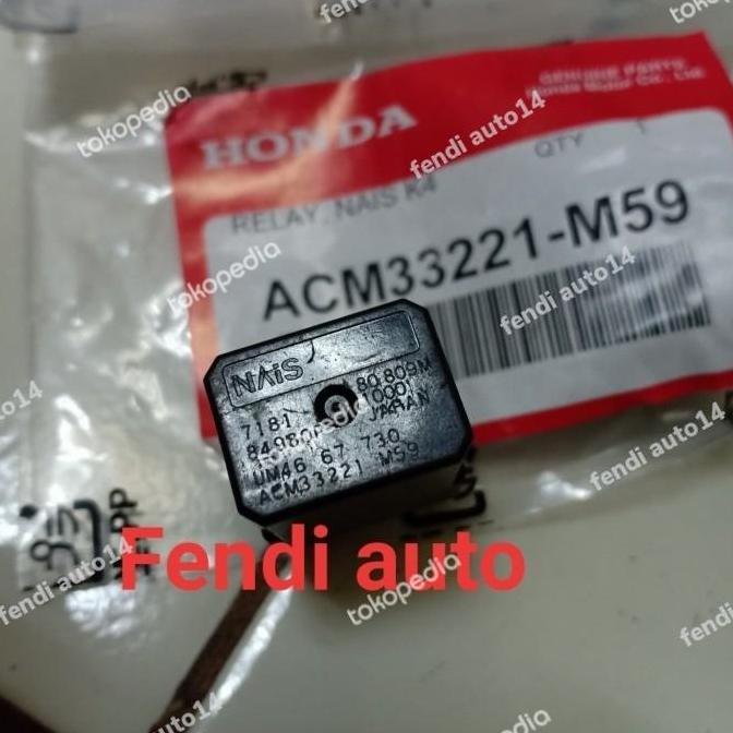 RELAY AC KAKI4 NAIS JAZZ ASLI JAPAN MURAH!