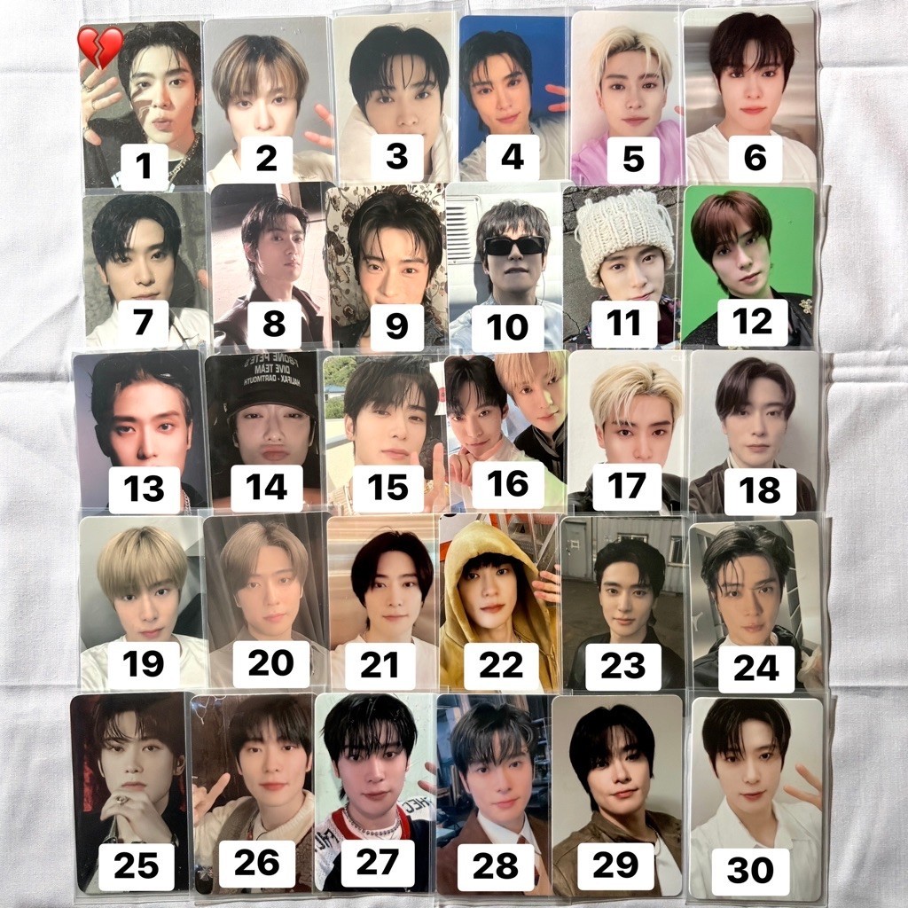 Photocard Official Jaehyun doyoung unit jaedo chef NCT 127 Walk Solo Album J Interasia perfume 2Badd