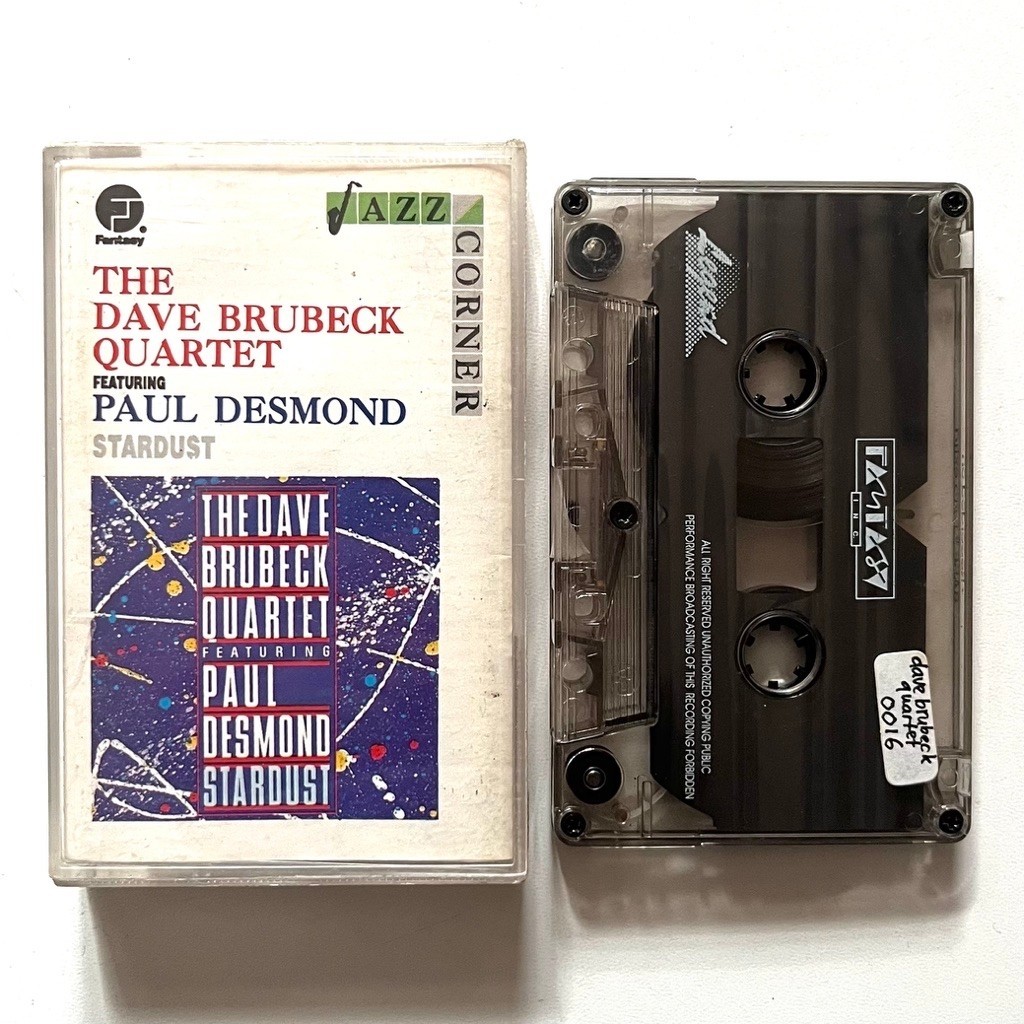 Kaset Pita Jazz The Dave Brubeck Quartet / Paul Desmond - Stardust (JAZZ CORNER / LEGEND RECORDS)