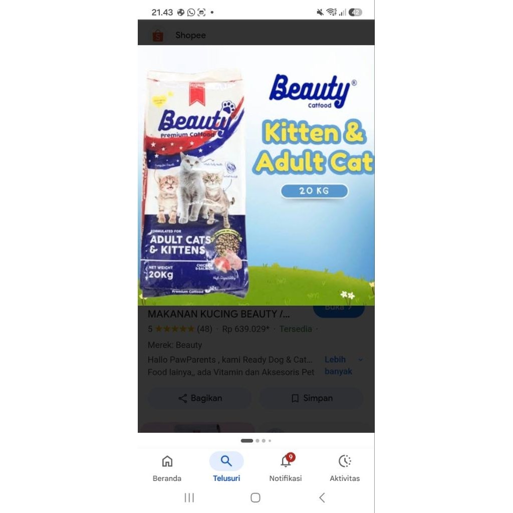 beauty cat 20kg