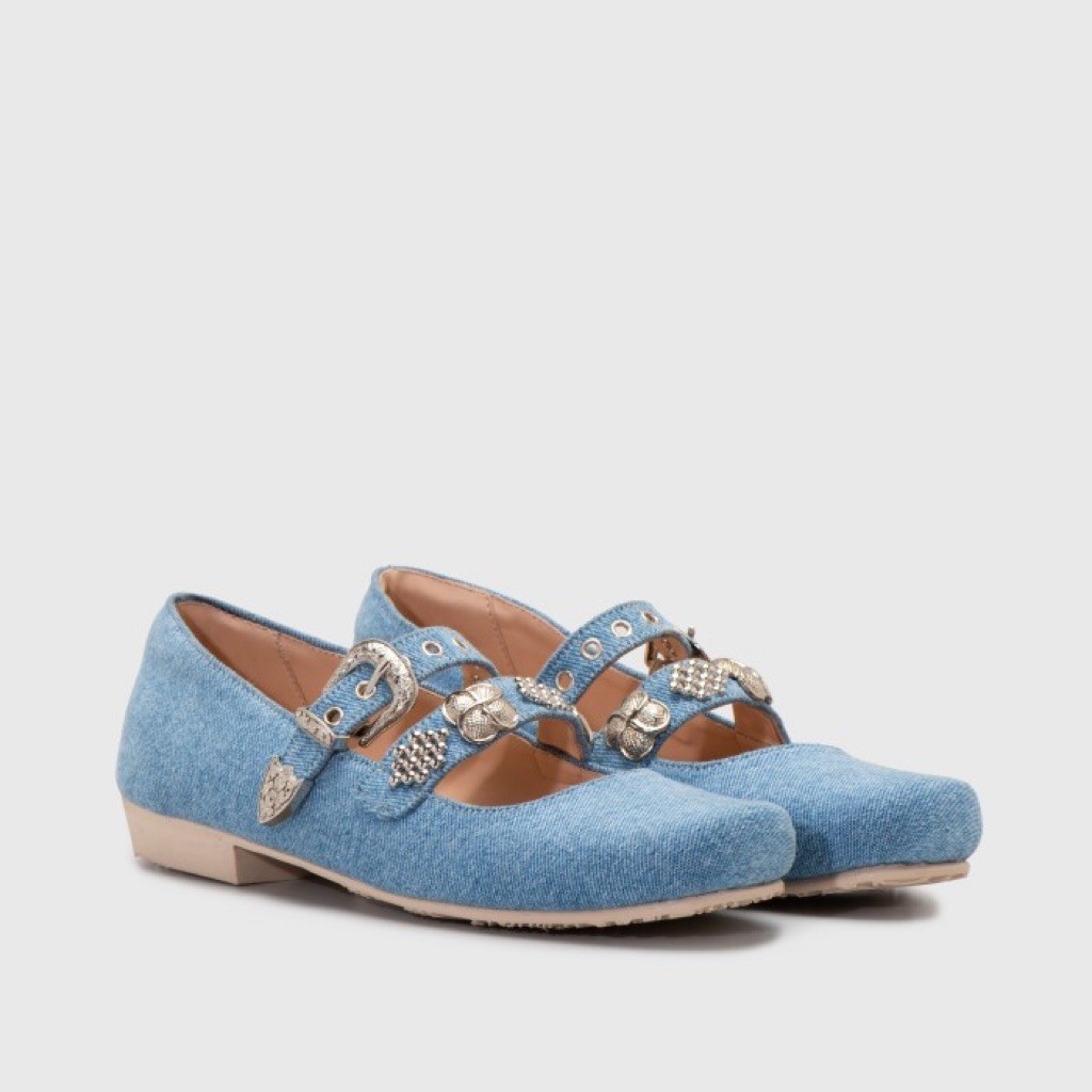 adorable projects aeria flat shoes denim