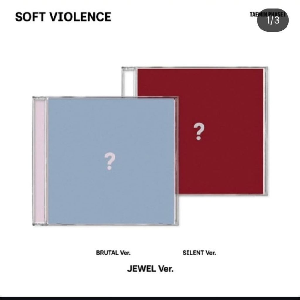 [PO] TAEMIN ALBUM - TAEMIN PHASE I : Soft Violence / ALBUM TAEMIN