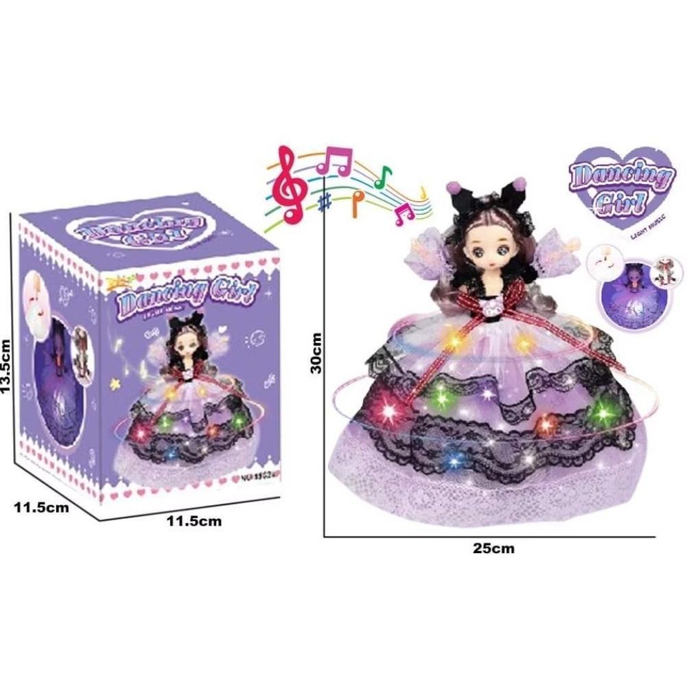 YUNA DANCING PRINCESS MAINAN DANCING YUNA GAUN  PRINCESS YUNA BISA MENARI, MUSIK LED