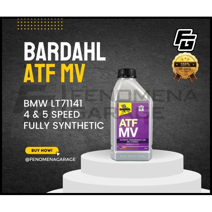 TERBARU BARDAHL ATF MV LT71141 OLI TRANSMISI AUTOMATIC BMW 4 & 5 SPEED FULLY SYNTHETIC 1L 