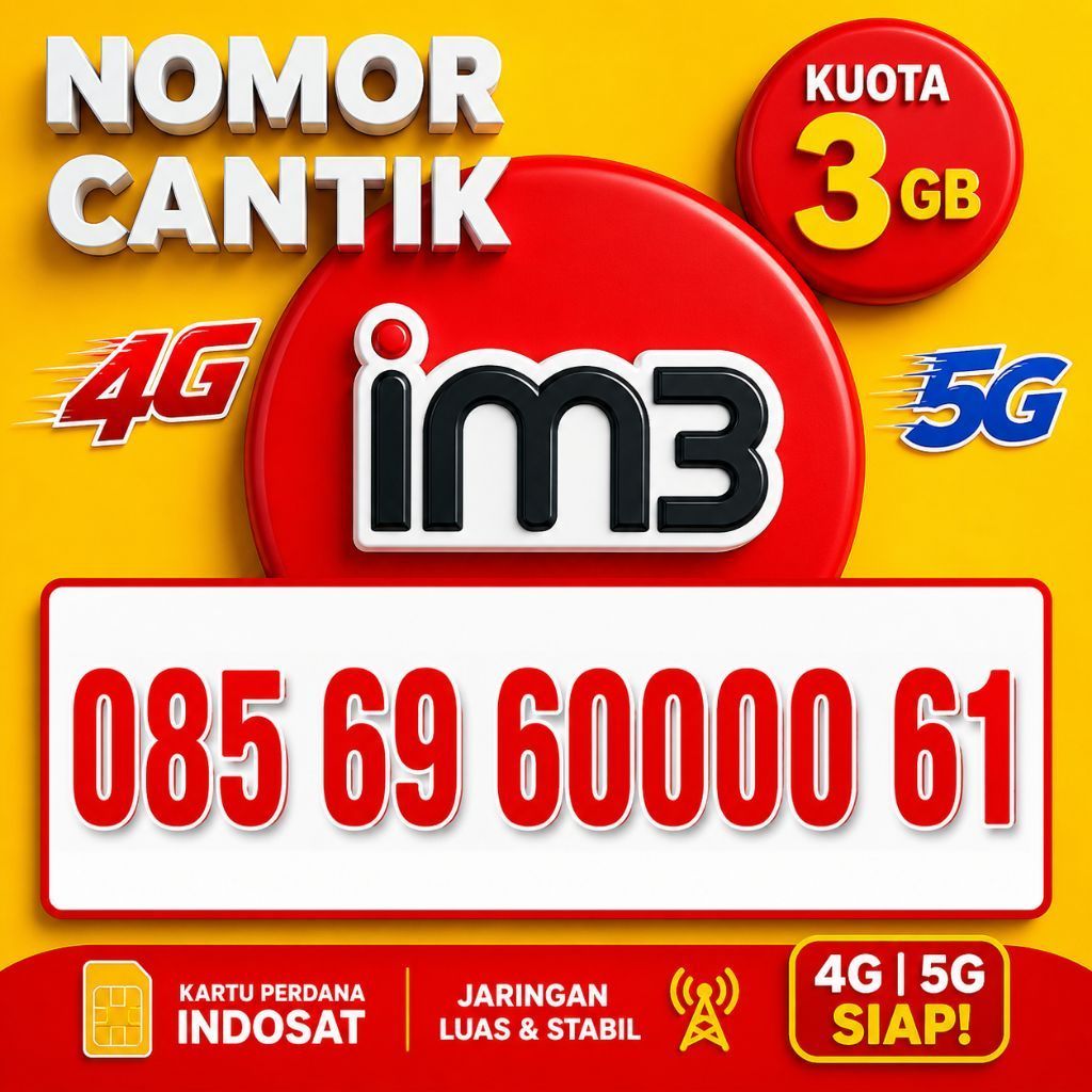 spesial edition nomor cantik Indosat 0000 i044