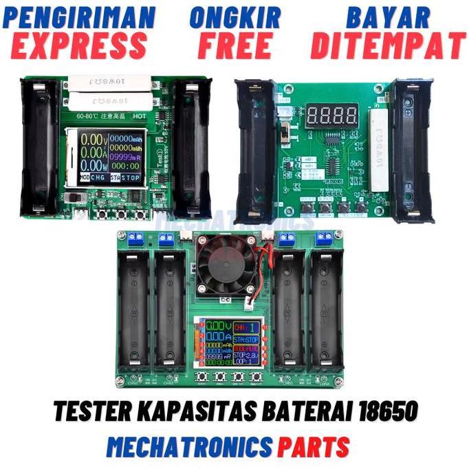 Tester Baterai 18650 Kapasitas Display Lcd Type C Charging Capacity Tester