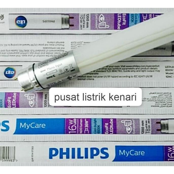 Phillips TL Led Ecofit 16w Lampu TL Tube T8 Philips LED 16w/16watt