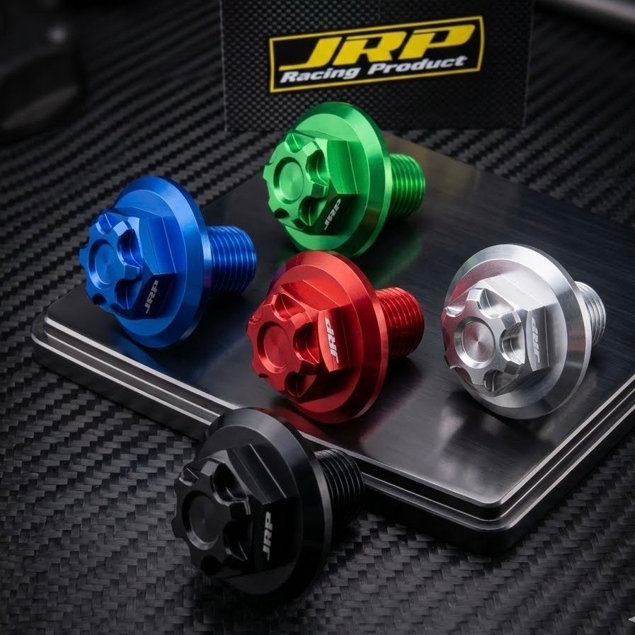 Baut Segitiga JRP Product Original CNC - Baut Variasi Motor Ninja rr Ninja r Ninja ss