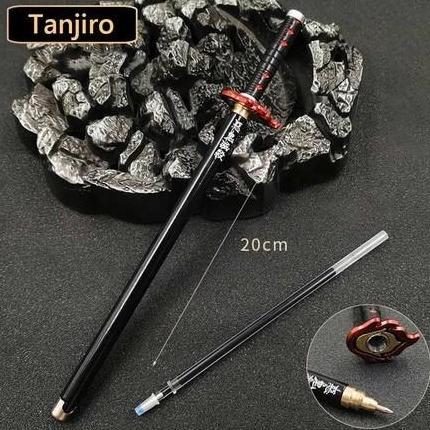HERBONE Pulpen Pedang Sword Pen Zenitsu Anime Demon Slayer Kimetsu No Yaiba-Tanjiro  Zenitsu