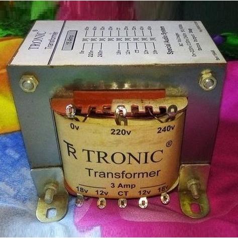 Trafo Tronic 15A Seri 15A Ct-45V +Ct 12-18V Trapo Travo Transformator Power Supply 15 Amper 45 Volt 